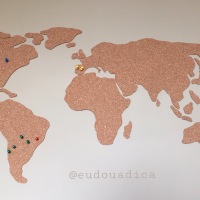 DIY: Mapa Mundi de Cortiça